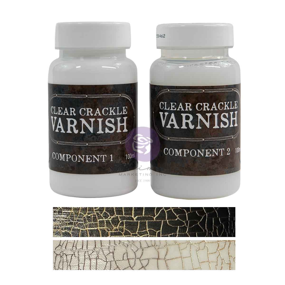 Prima Art Extravagance – Clear Crackle Varnish Set