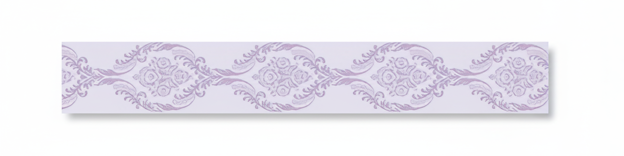 Printed Tape - Damask - Purple
