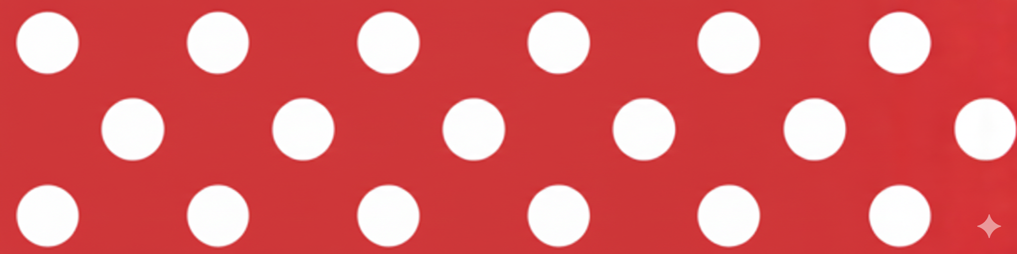 Printed Tape - Polka Dot Red