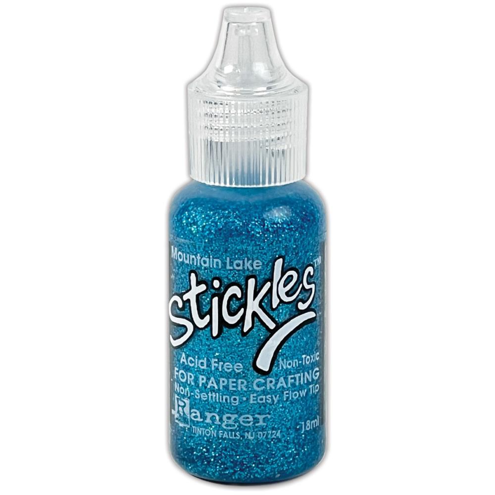 Ranger Stickles glitter glue in a clear squeeze bottle with a precision applicator tip