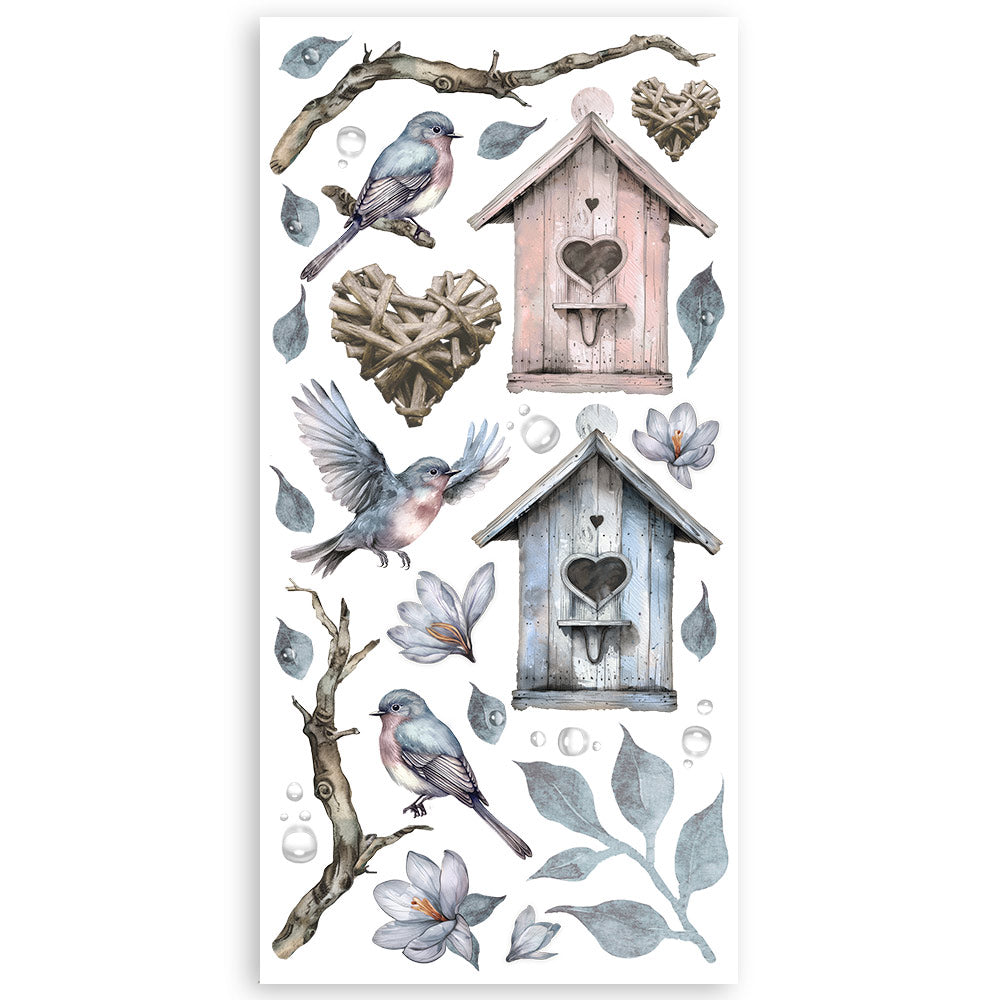 Stamperia Double-Sided Paper Cut-Outs - Create Happiness Dewdrops