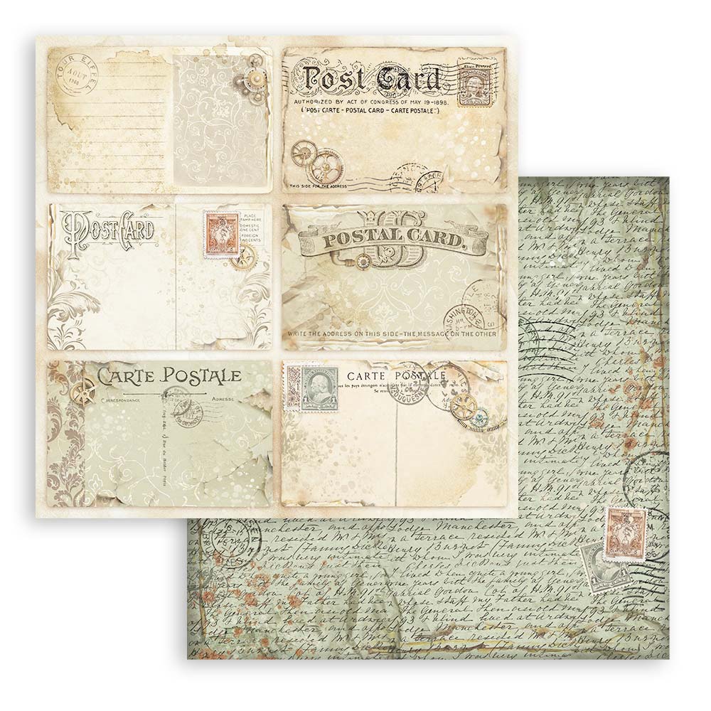 Stamperia Backgrounds Double-Sided Paper Pad 12x12 - Alterego