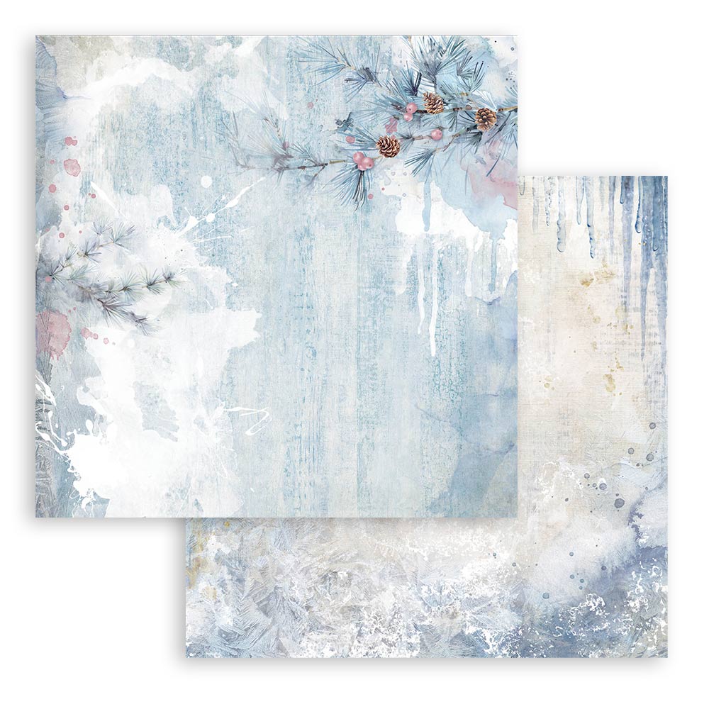 Stamperia Double-Sided Paper Pad 8x8 - Create Happiness Dewdrops