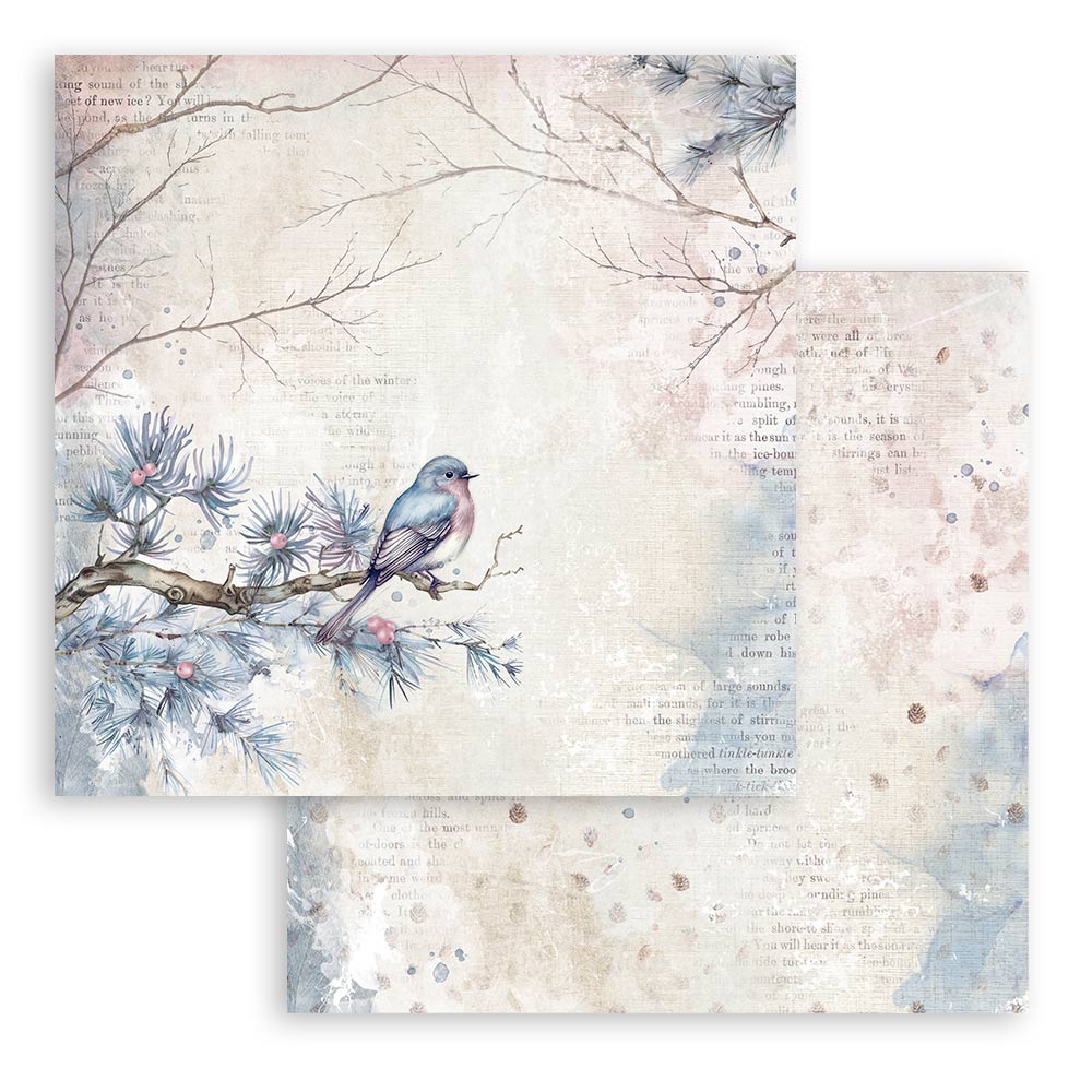 Stamperia Double-Sided Paper Pad 8x8 - Create Happiness Dewdrops