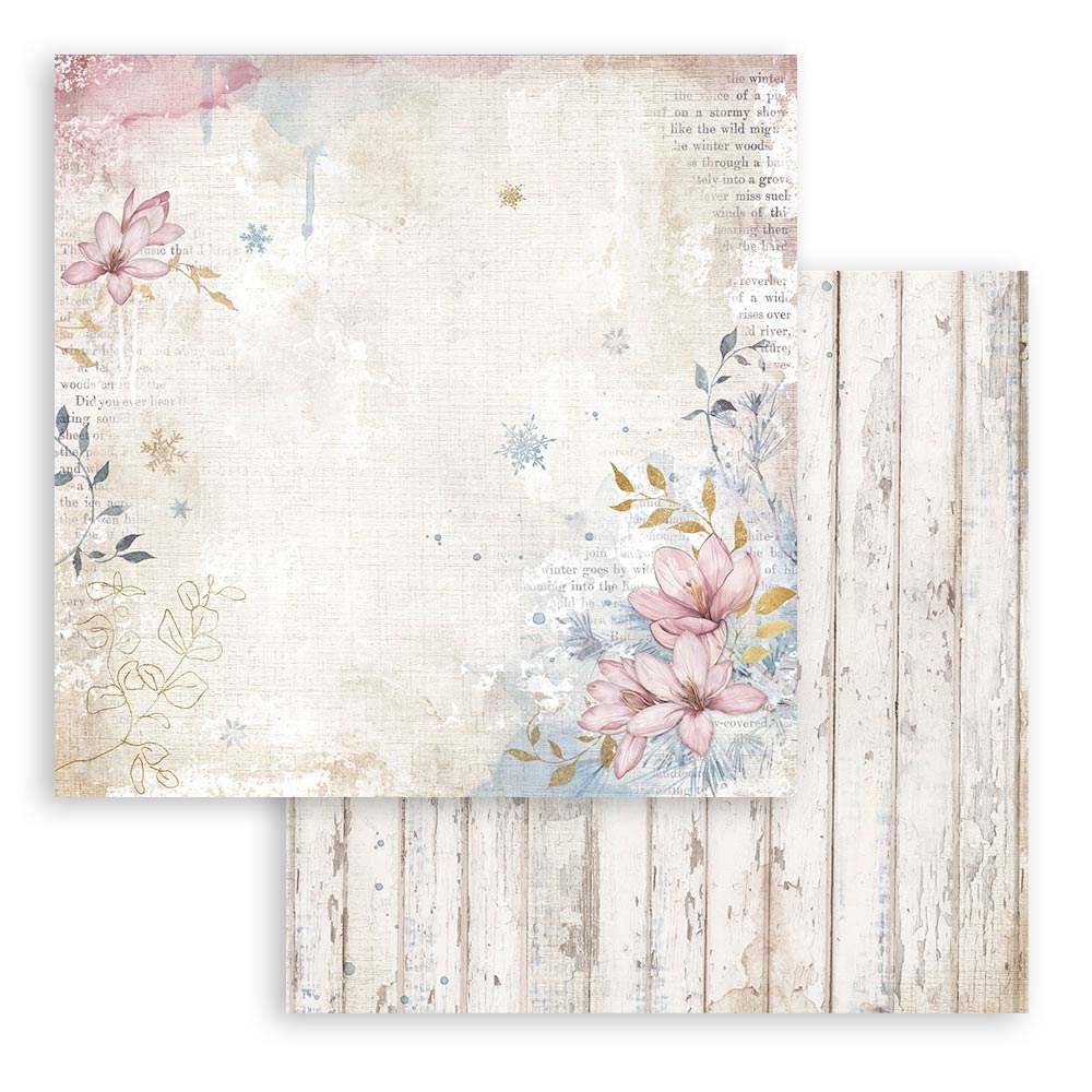 Stamperia Double-Sided Paper Pad 8x8 - Create Happiness Dewdrops