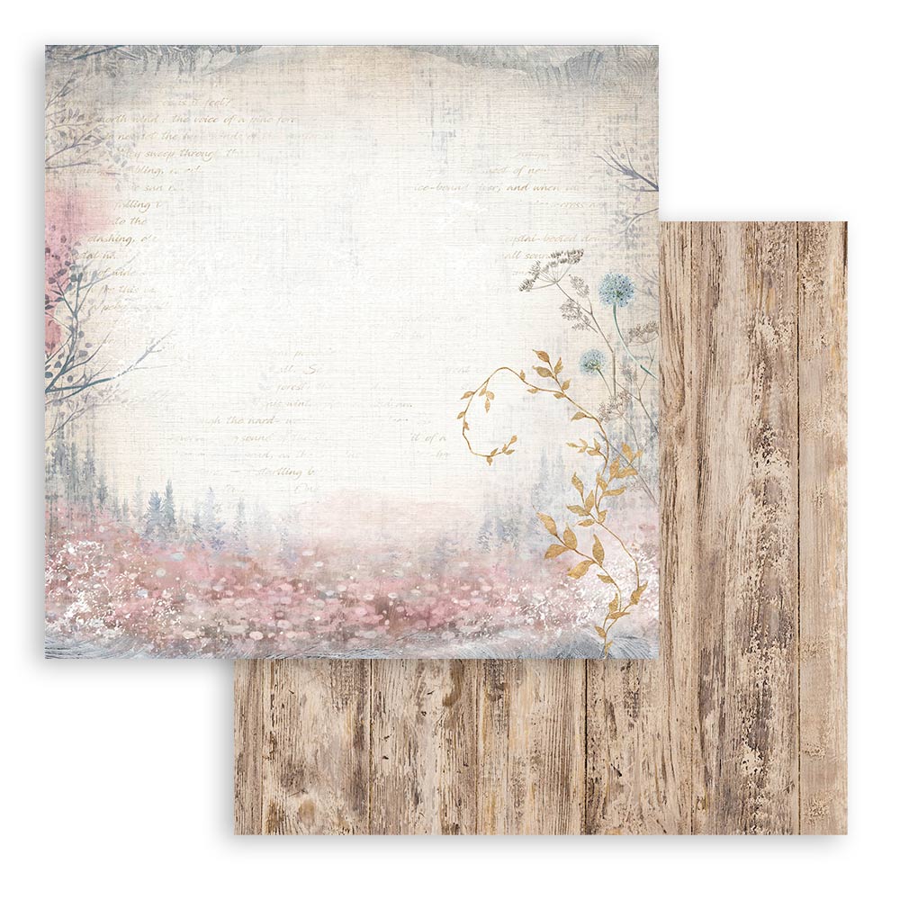Stamperia Double-Sided Paper Pad 8x8 - Create Happiness Dewdrops