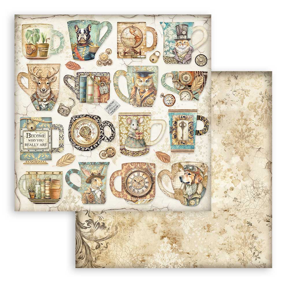 Stamperia Double-Sided Paper Pad 8x8 - Alterego