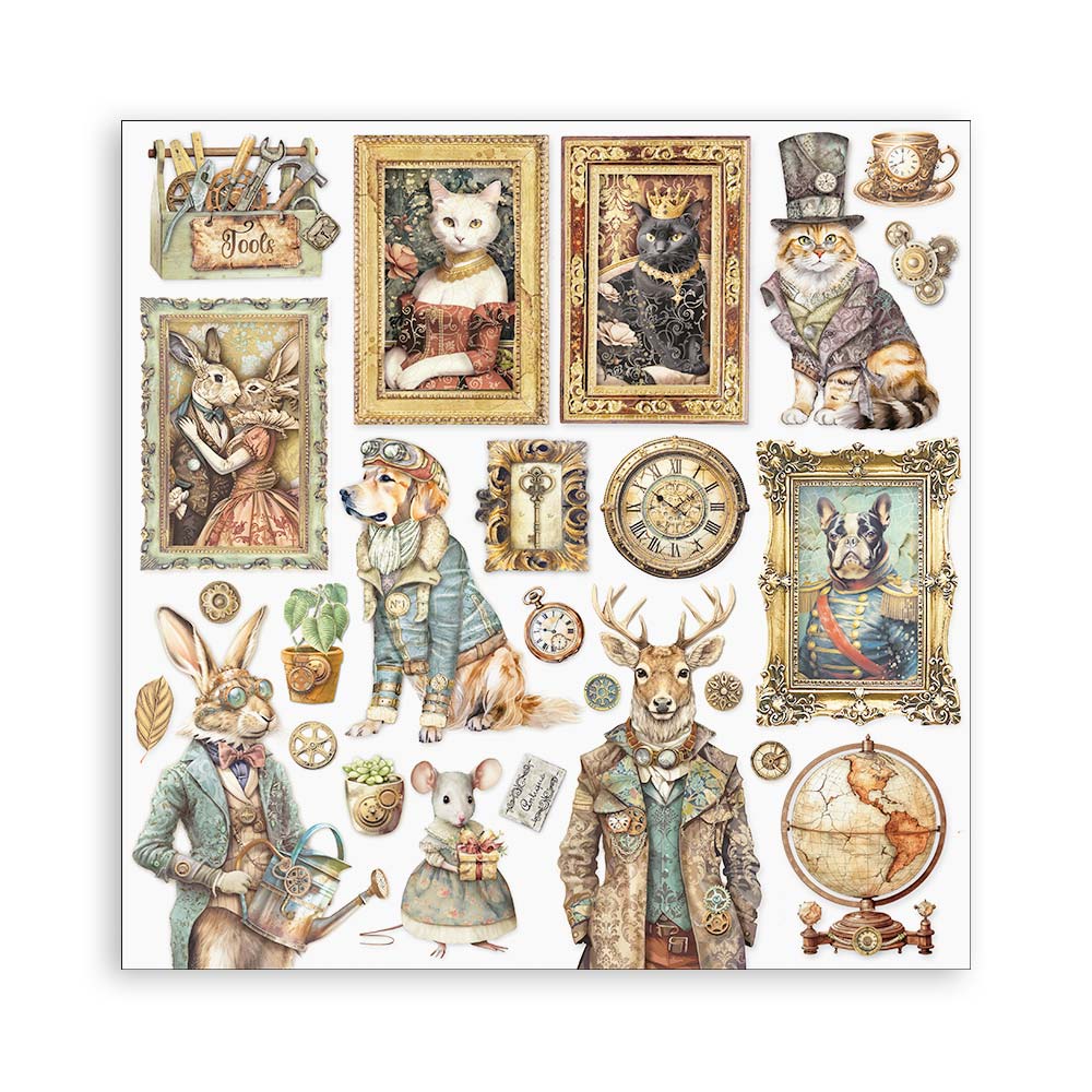 Stamperia Double-Sided Paper Pad 8x8 - Alterego
