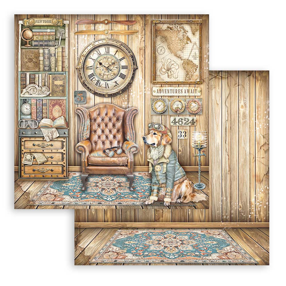 Stamperia Double-Sided Paper Pad 8x8 - Alterego