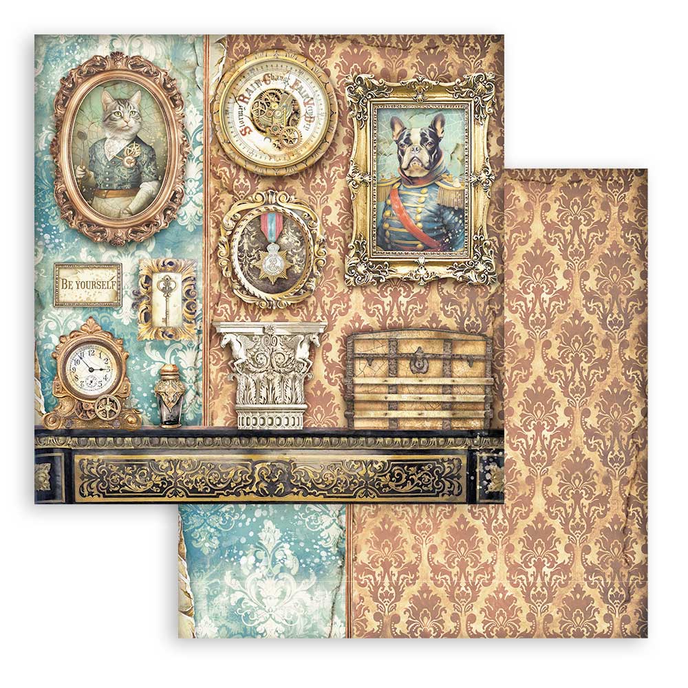 Stamperia Double-Sided Paper Pad 8x8 - Alterego