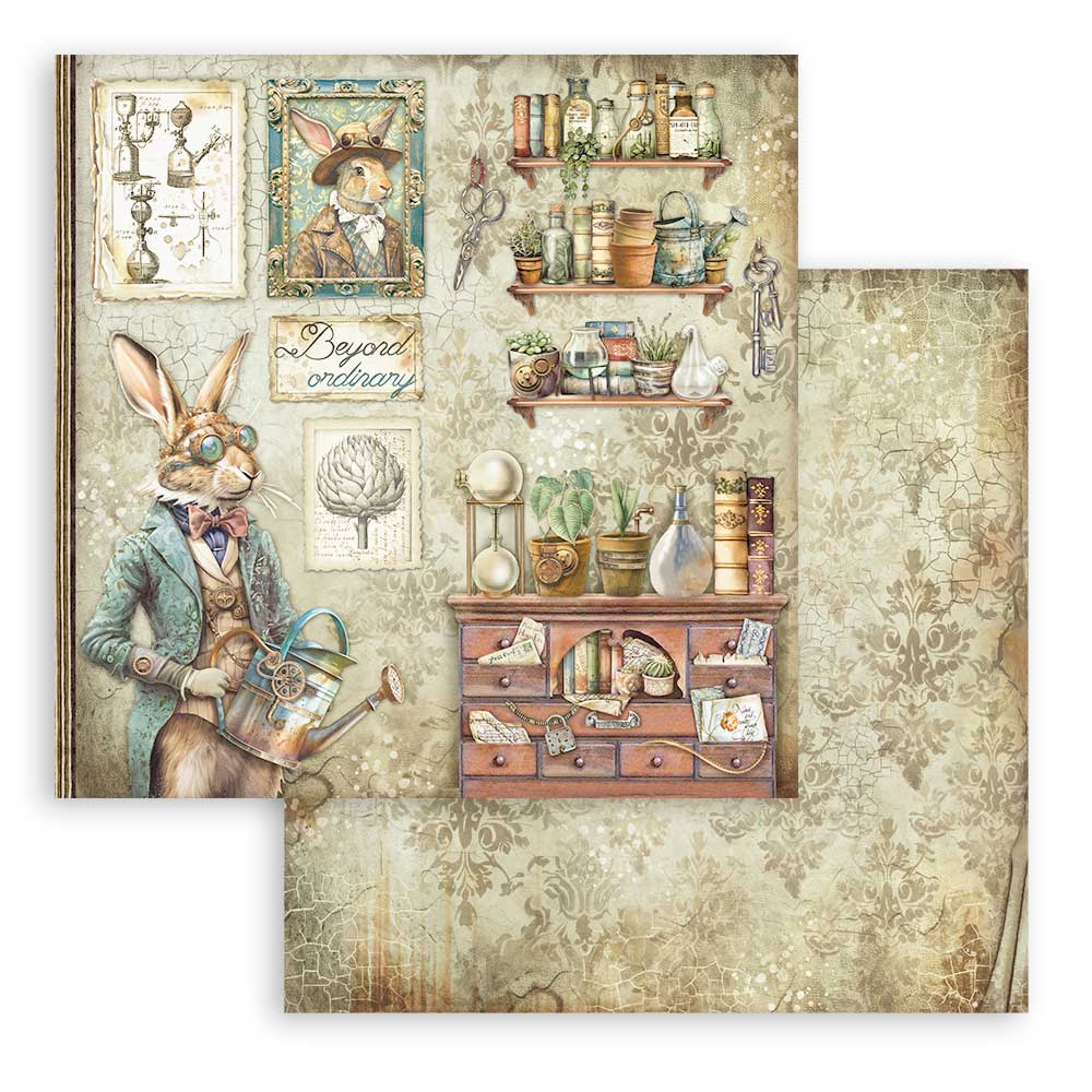 Stamperia Double-Sided Paper Pad 8x8 - Alterego