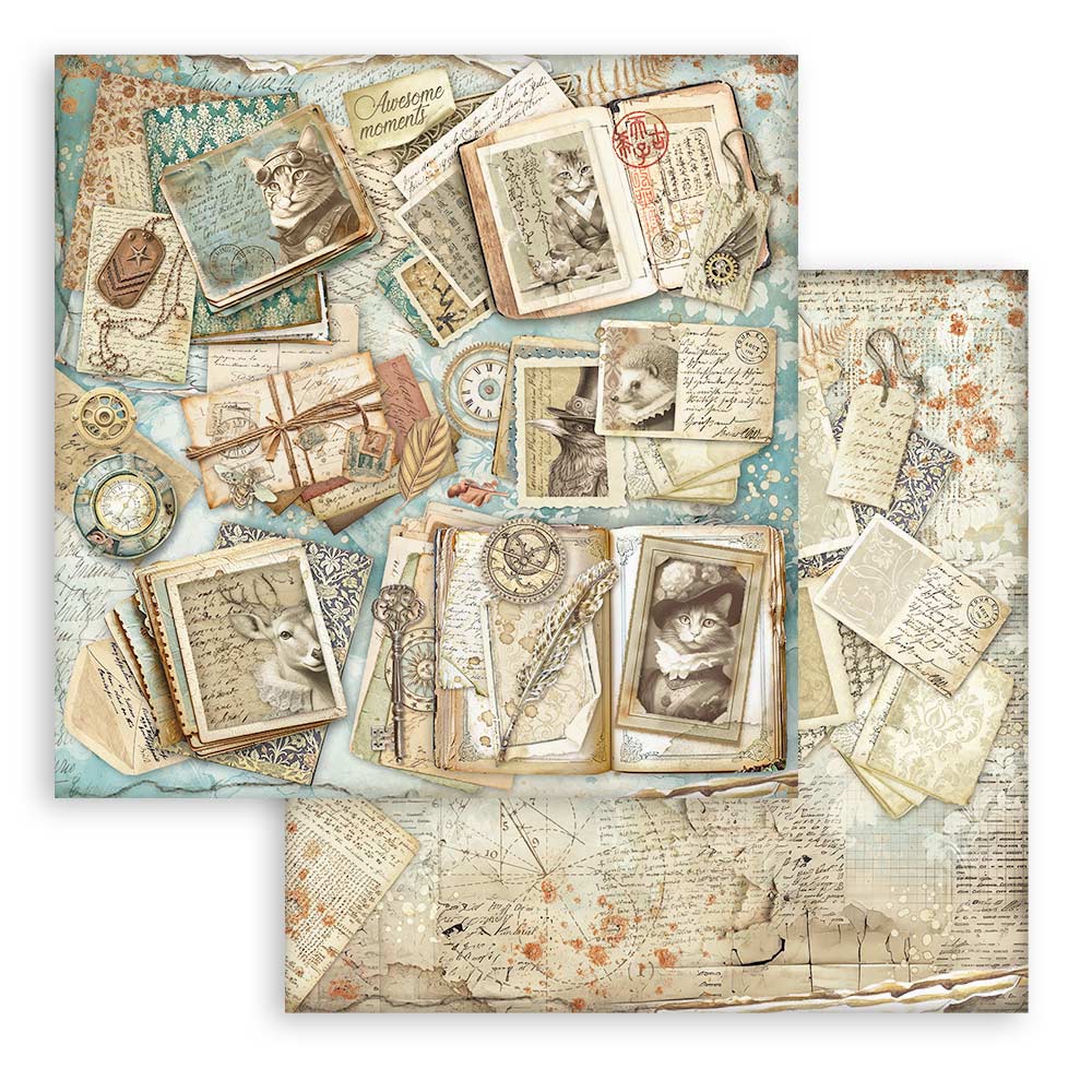 Stamperia Double-Sided Paper Pad 8x8 - Alterego