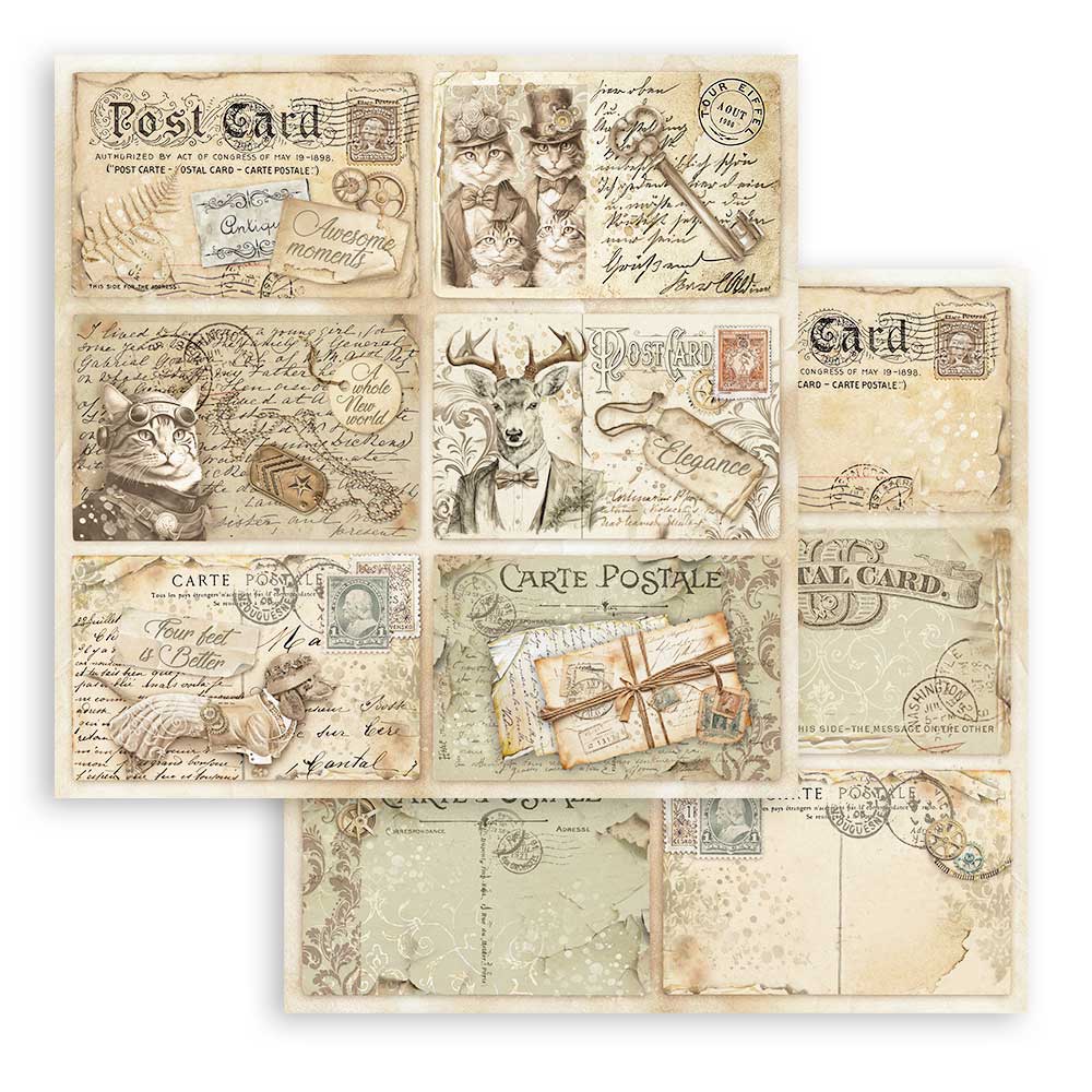 Stamperia Double-Sided Paper Pad 8x8 - Alterego