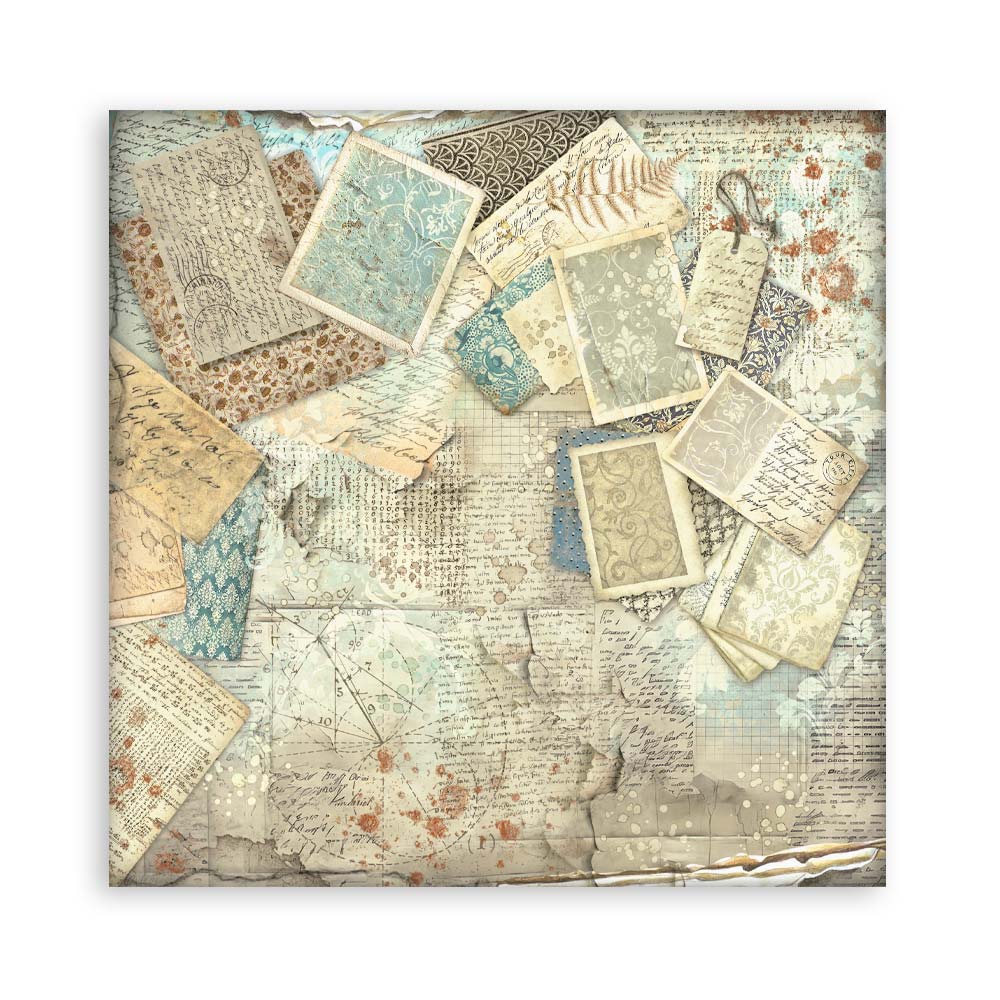 Stamperia Single-Sided Paper Pad 8x8 - Alterego