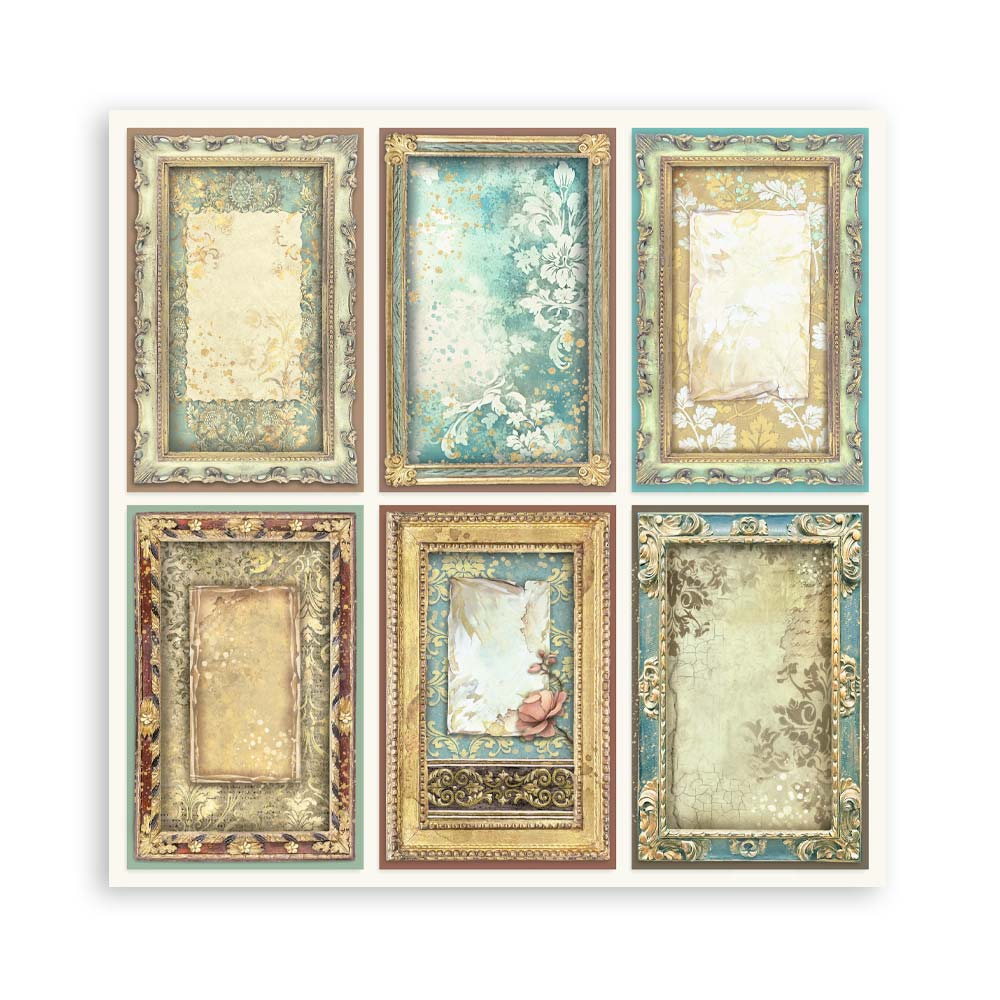 Stamperia Single-Sided Paper Pad 8x8 - Alterego