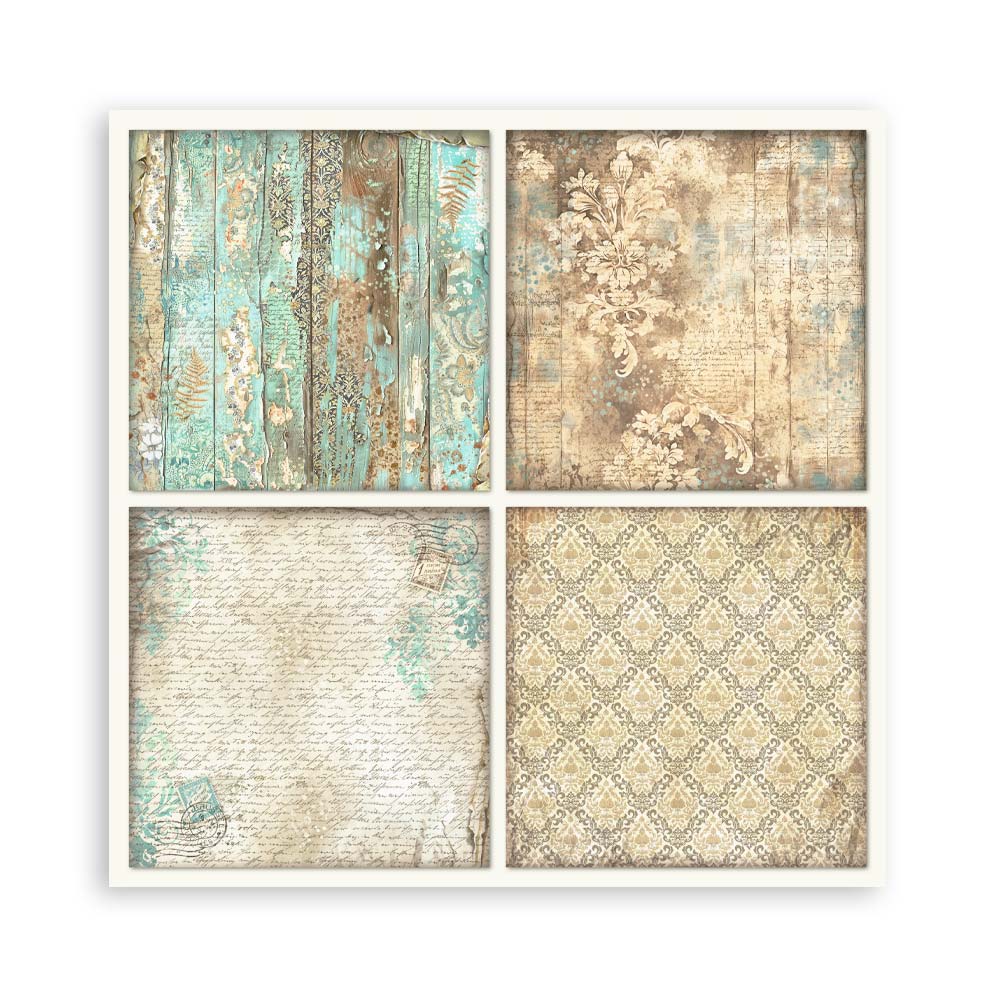 Stamperia Single-Sided Paper Pad 8x8 - Alterego