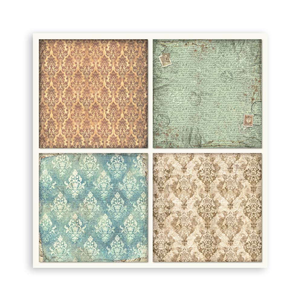 Stamperia Single-Sided Paper Pad 8x8 - Alterego