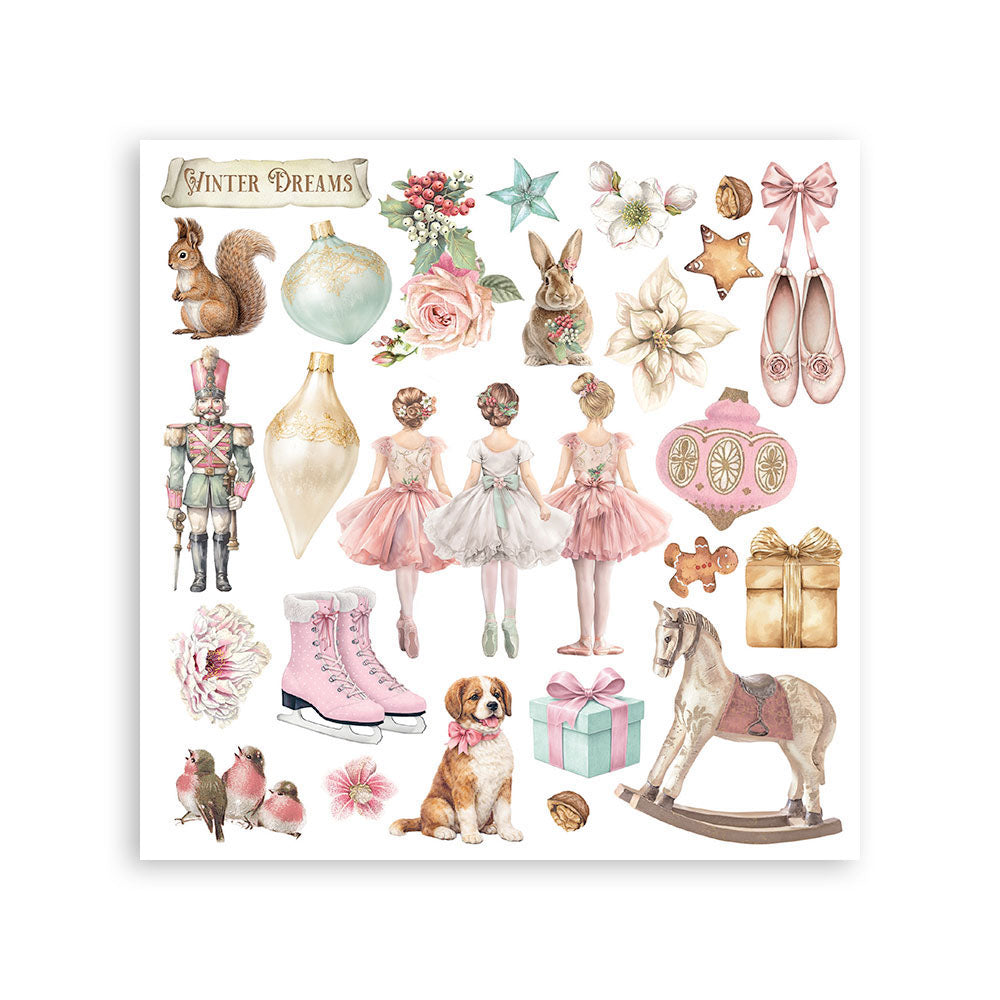 Stamperia Rub-On Kit - Winter Magic