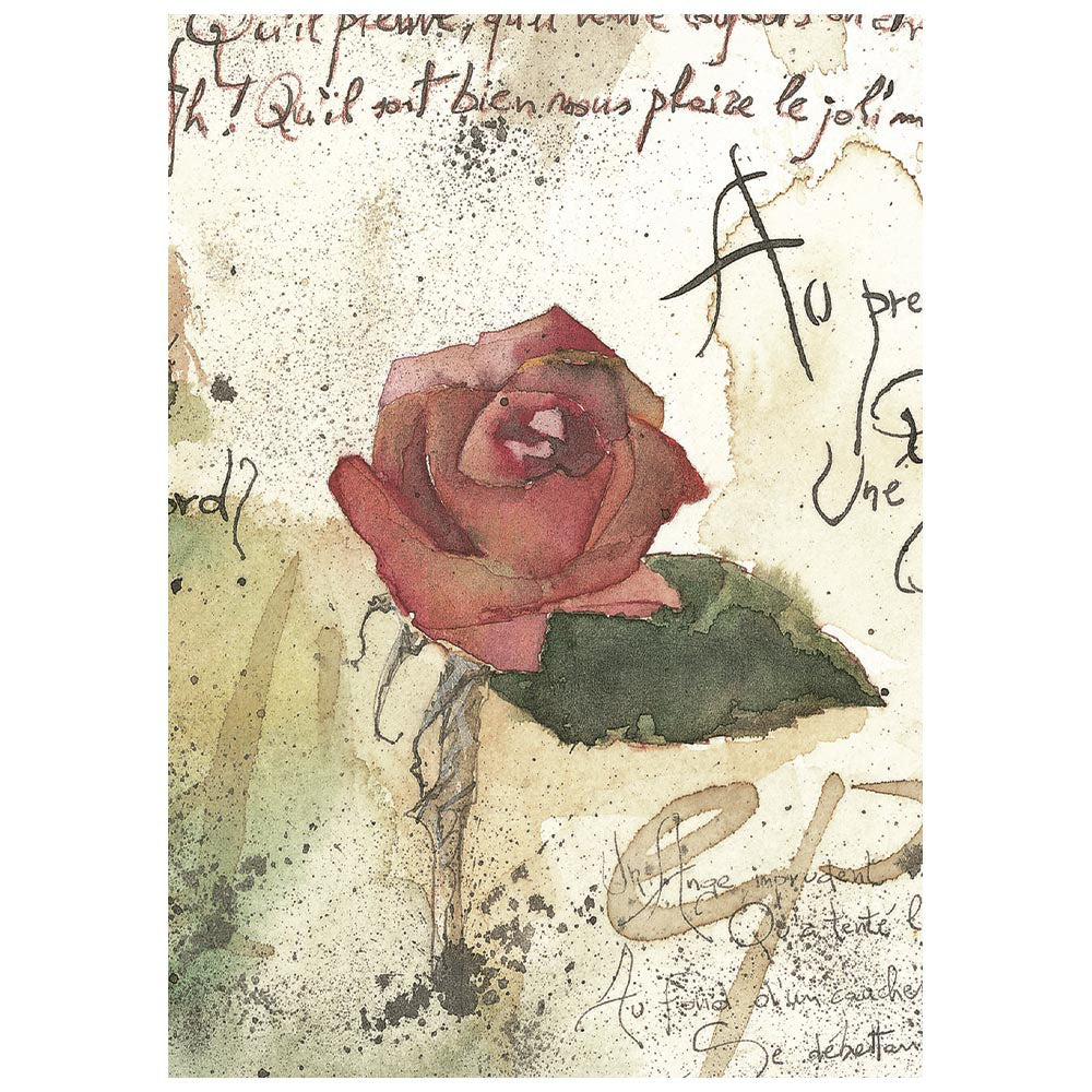 Stamperia Mini Rice Paper Sheets A6 - Flowers and Poems
