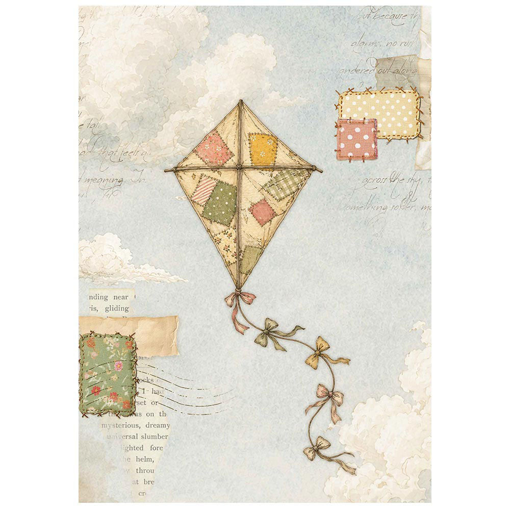 Stamperia Mini Rice Paper Sheets A6 - Cozy Family