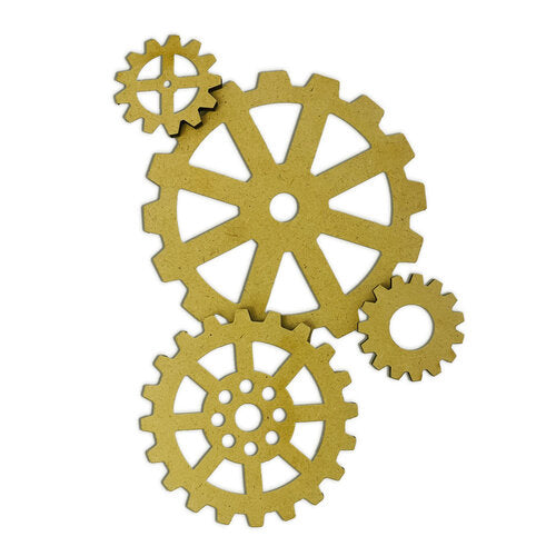 Stamperia Crafty Shapes - Garden Of Time - Gears