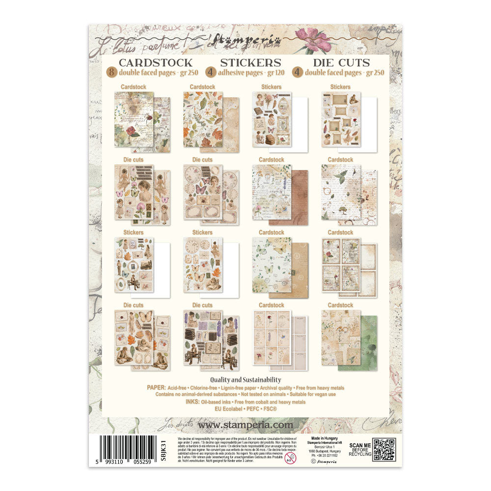 Stamperia Junk Journal - Flowers and Poems