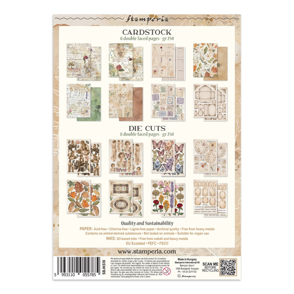 Stamperia Junk Journal Focus Points - Flowers and Poems
