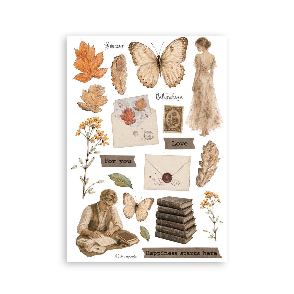 Stamperia Washi Pad A5 - Flowers and Poems