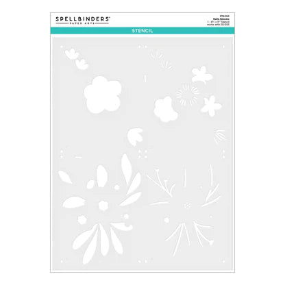 Spellbinders Stencil & Die Bundle - Hello Blooms