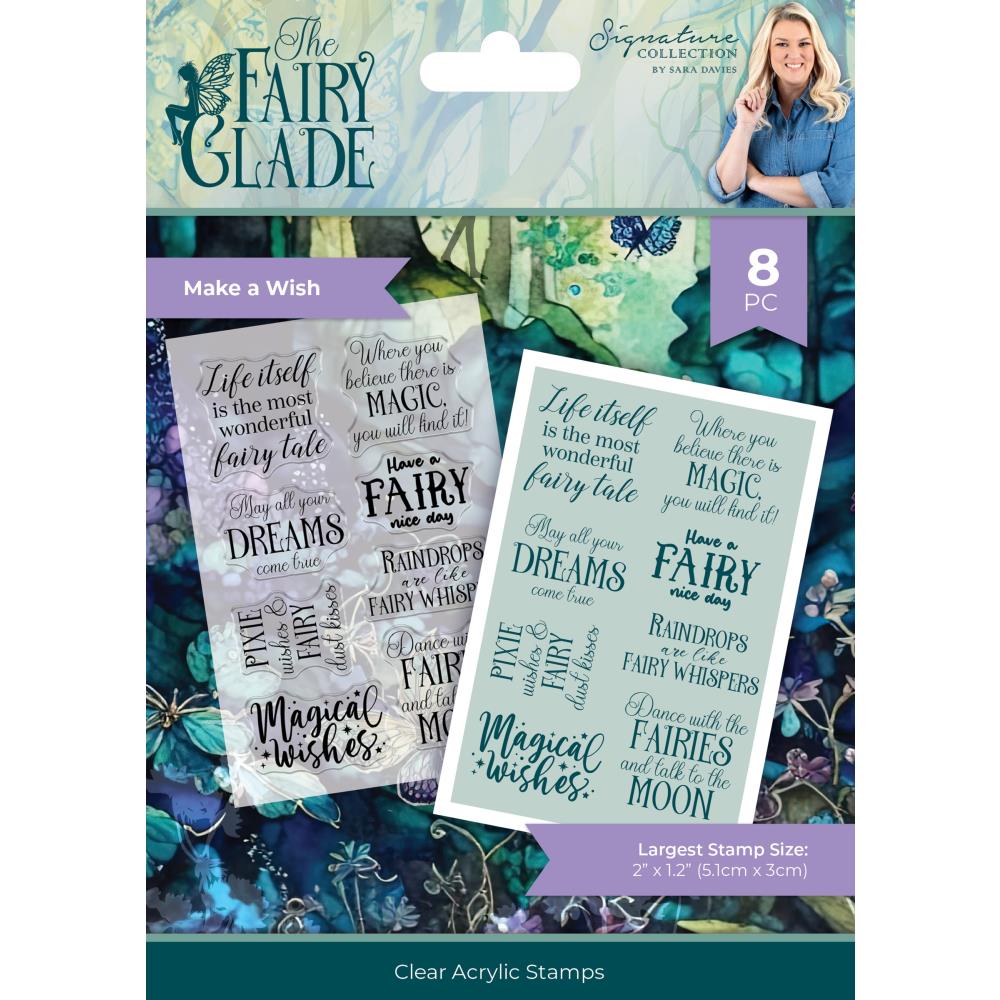 Sara Signature Fairy Glade Stamp - Make A Wish