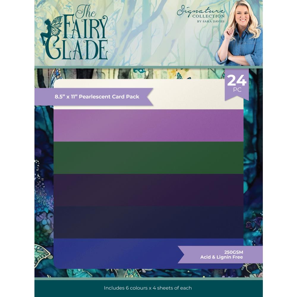 Sara Signature Pearl Card Pack 8.5X11 - Fairy Glade