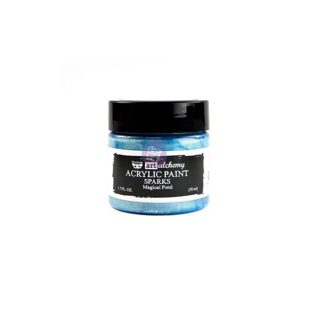 Shimmer Magical Pond Finnabair Art Alchemy Sparks Acrylic Paint – 50ml (1.69oz)