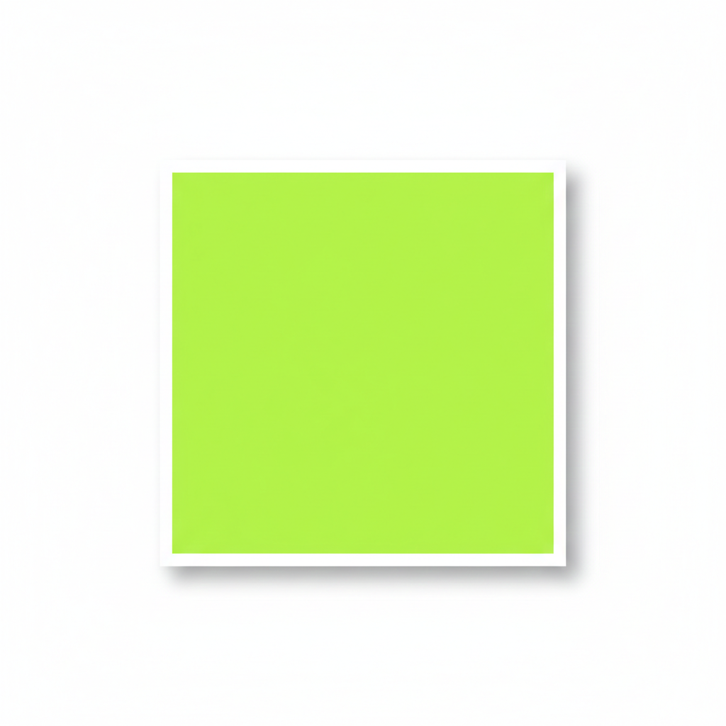 Key Lime Green Smooth Cardstock 12x12 - American Crafts 216gsm Cardstock