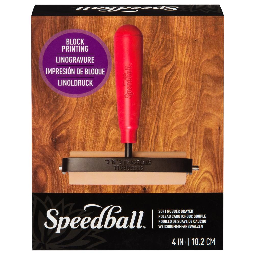 Speedball Soft Rubber Brayer 4inch