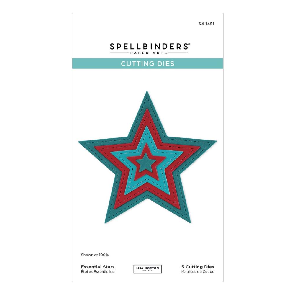 Spellbinders Etched Die - Essential Stars