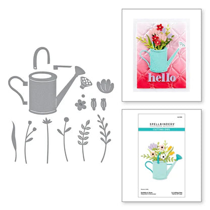 Spellbinders Etched Dies - Sprinkle & Grow Etched Dies