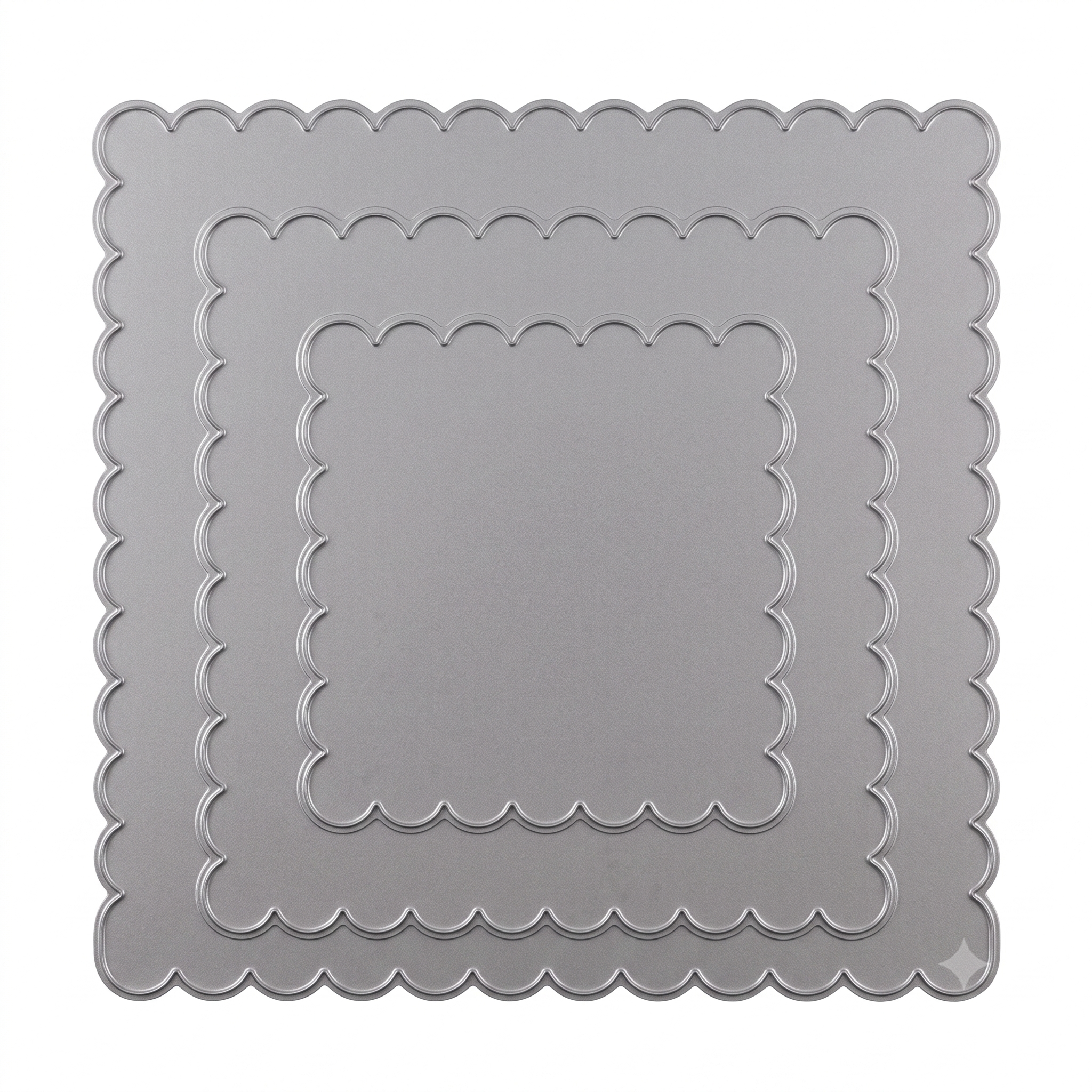 Uniquely Creative - Square Photo Mat Border Die - Scalloped