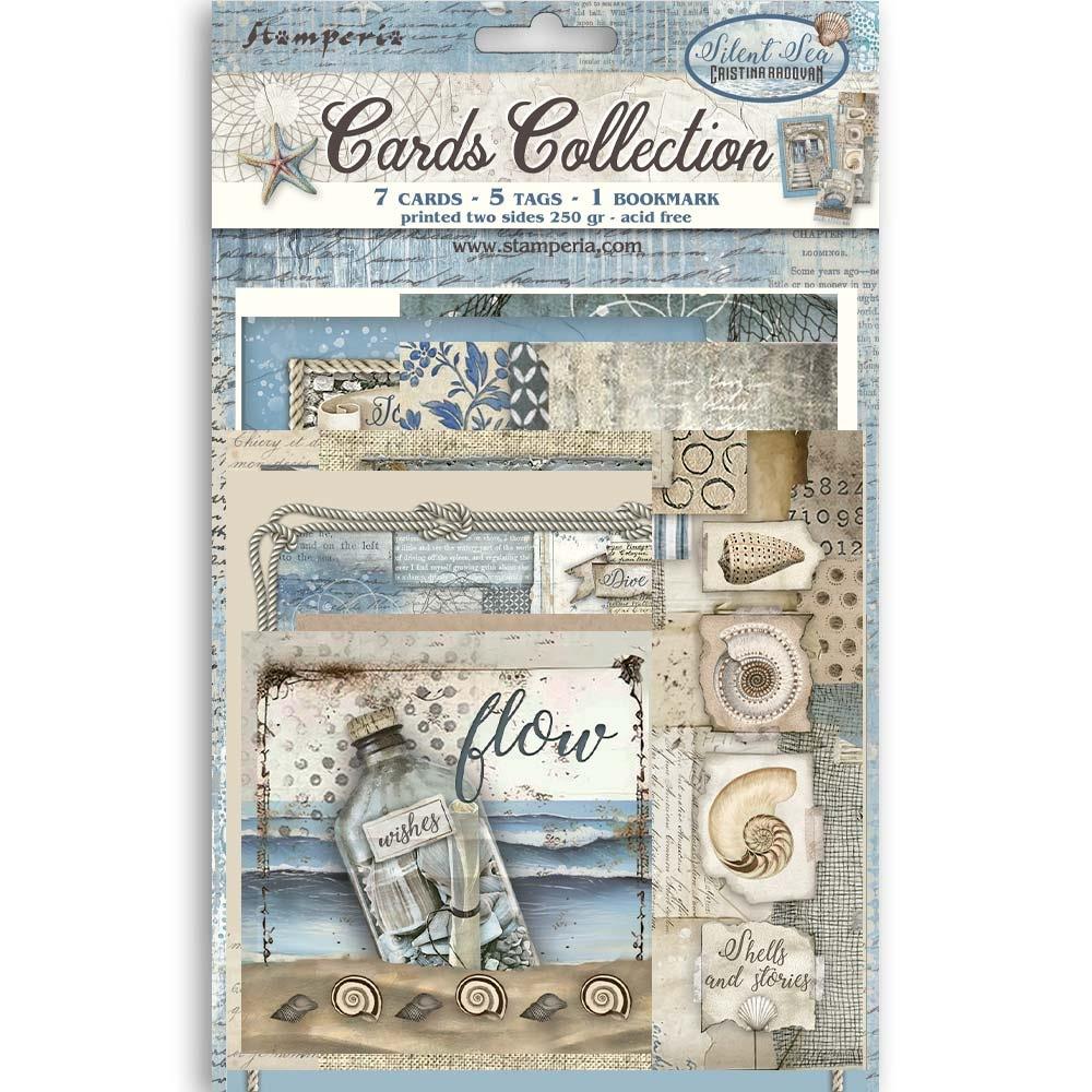 Stamperia Cards Collection - Silent Sea