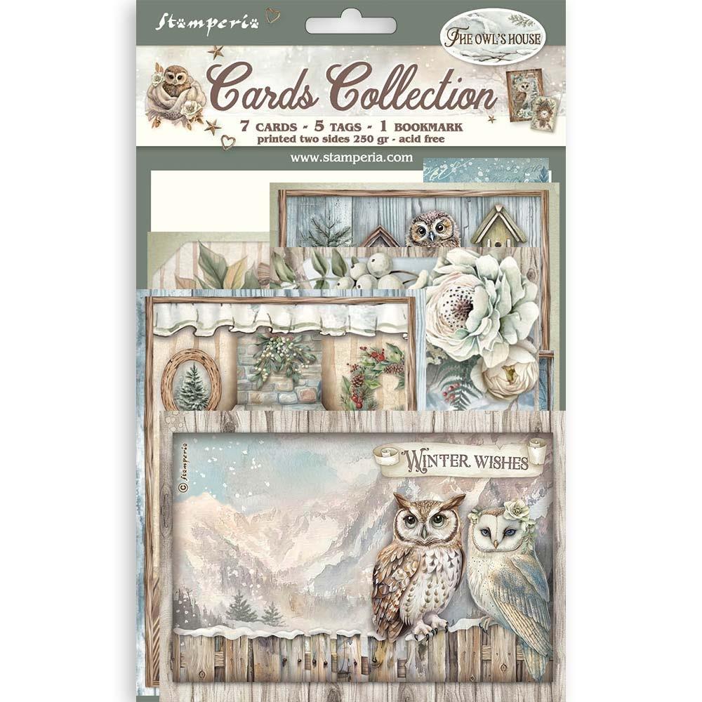 Stamperia Cards Collection - The Owl's House