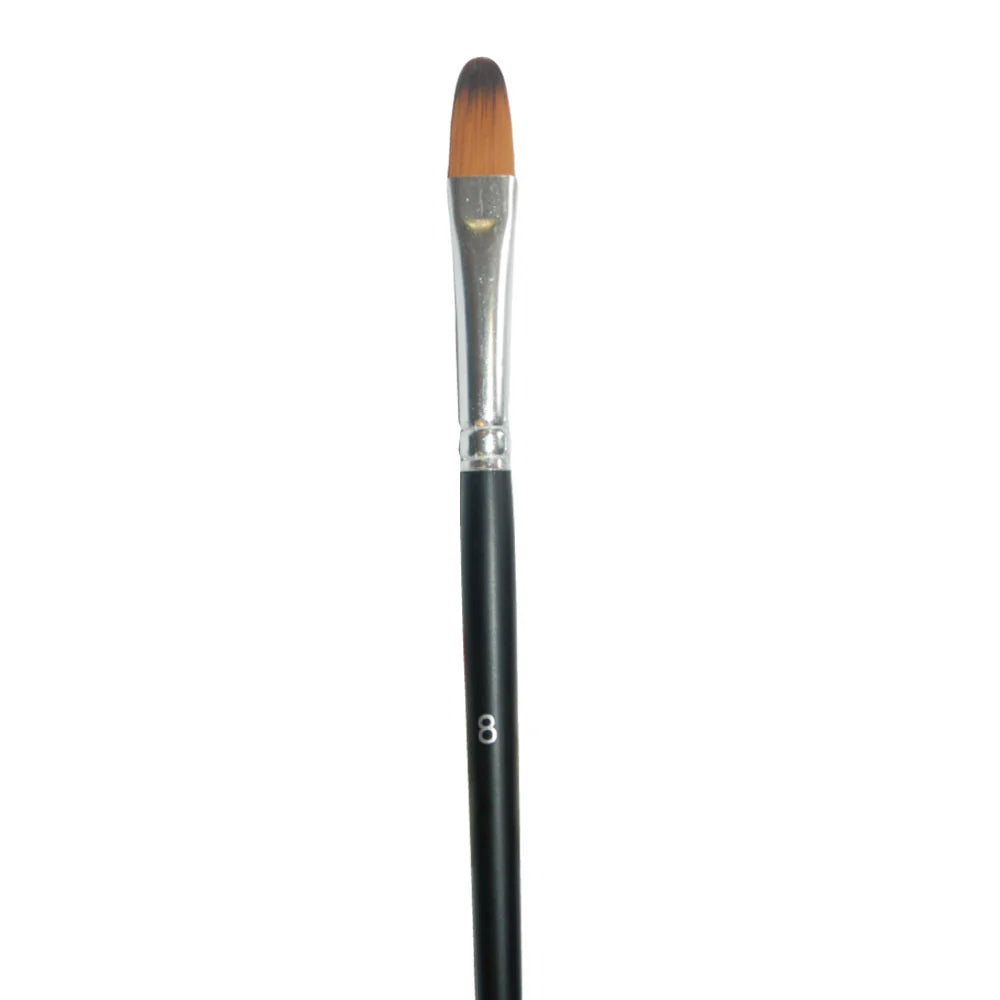 Stamperia Cat Tongue Brush Size 8 – versatile painting and crafting brush with cat tongue shape
