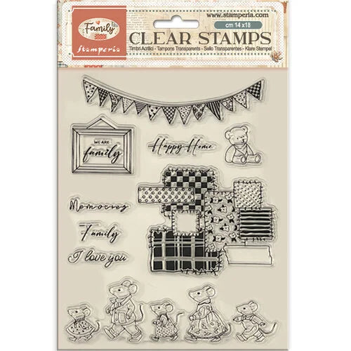 Stamperia Clear Stamps - Family - Party