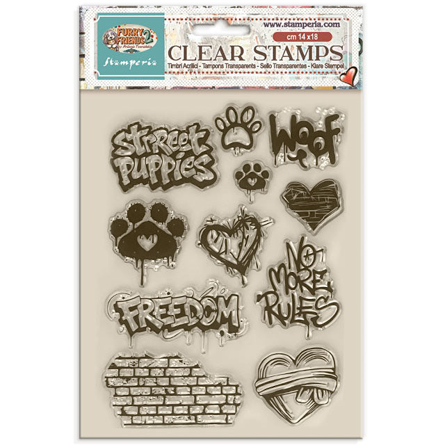 Stamperia Clear Stamps - Furry Friends 2