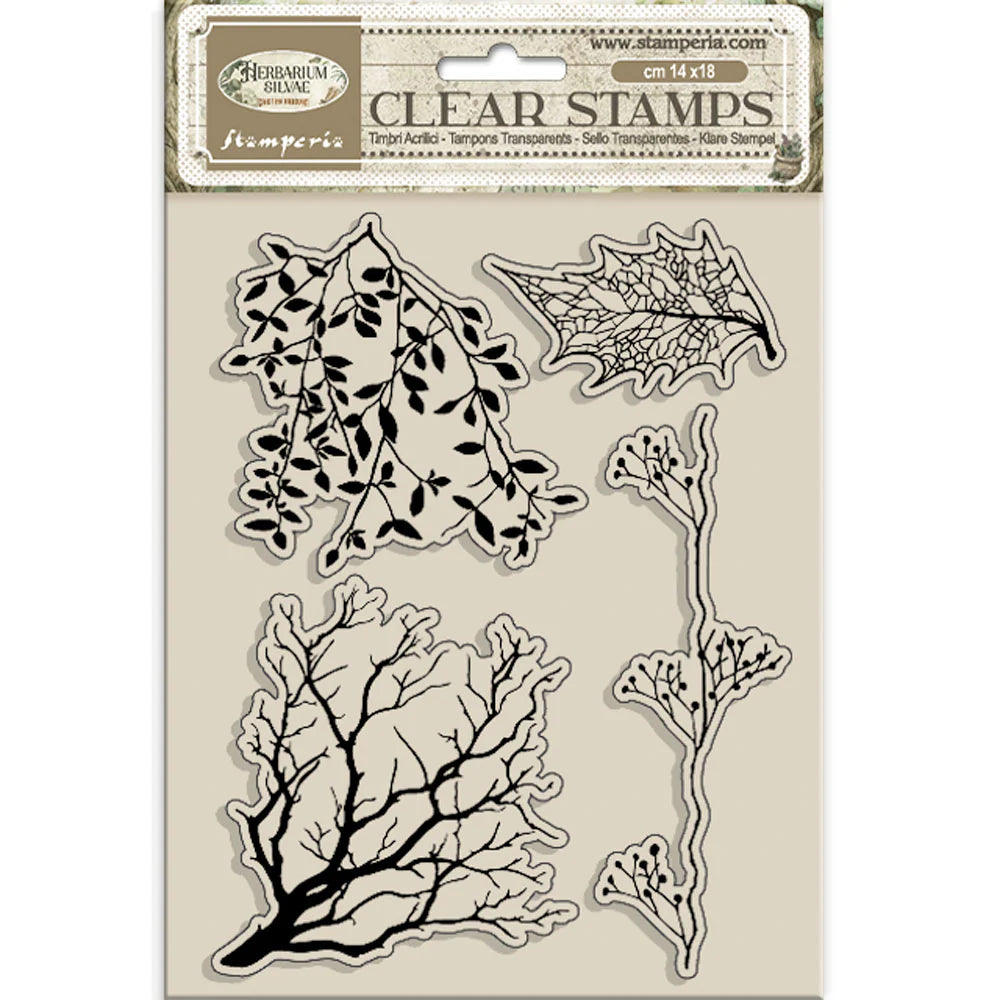 Stamperia Clear Stamps - Herbarium Silvae Tree Branches