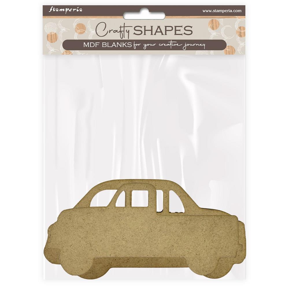 Stamperia Crafty Shapes - Art Of Travelling Cars And Truck