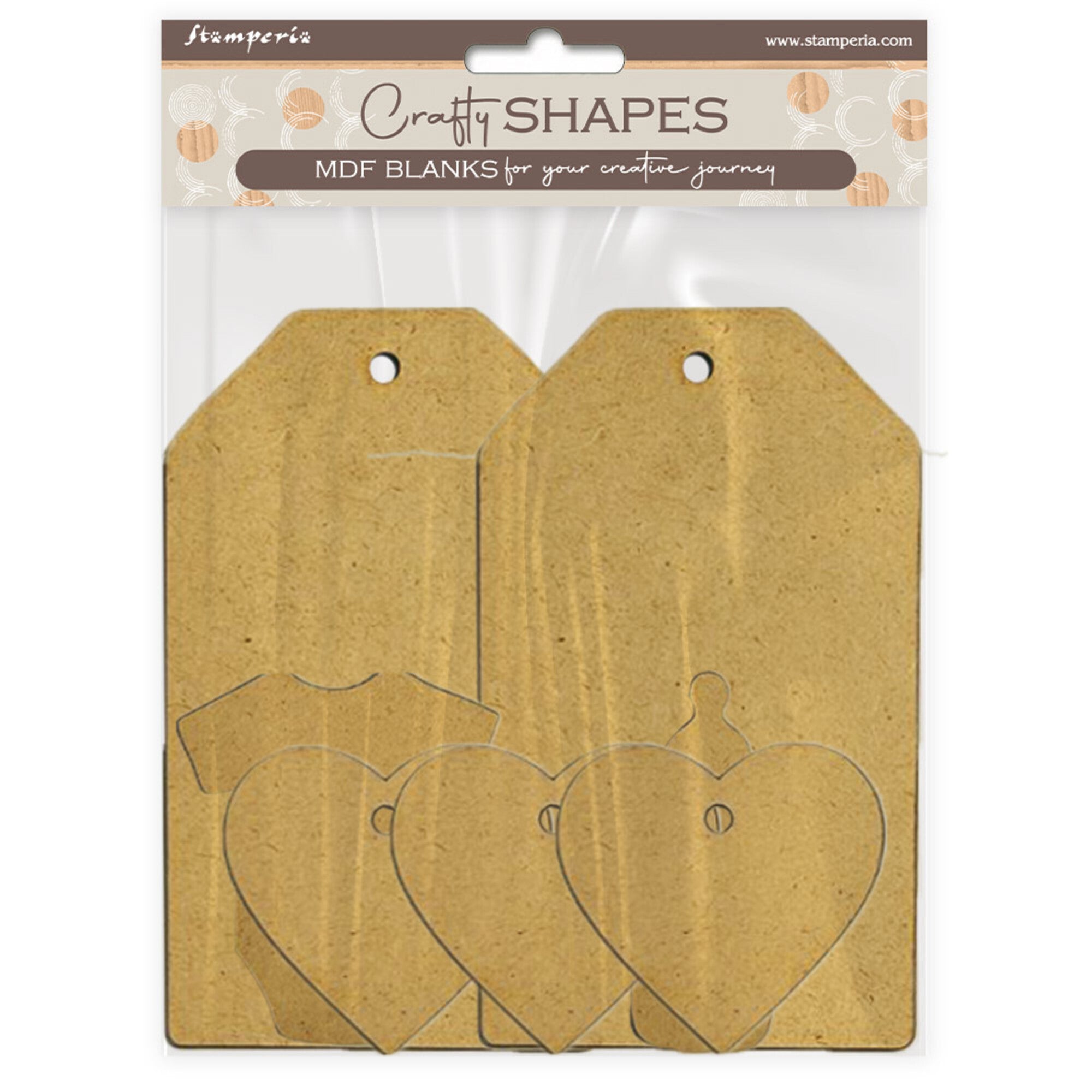 Stamperia Crafty Shapes - Baby Plates