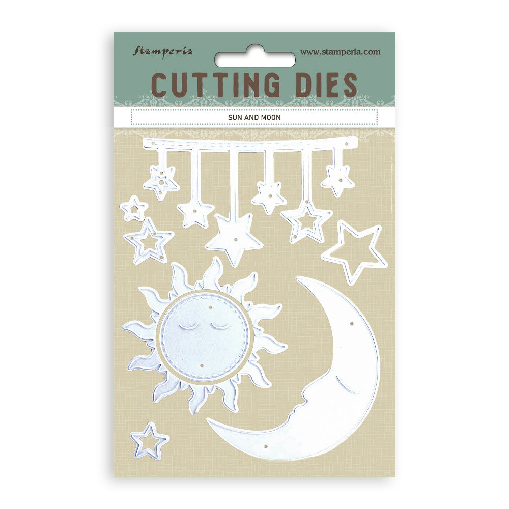 Stamperia Cutting Dies A6 - Sun and Moon