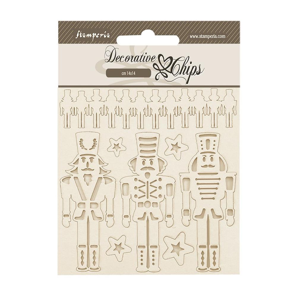 Stamperia Decorative Chips - The Nutcracker Soldiers