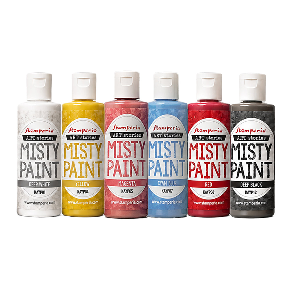 Stamperia Misty Paint Set - Primary Colors