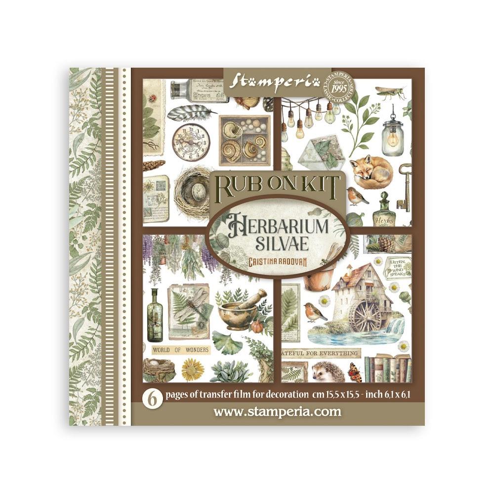 Stamperia Rub-On Kit - Herbarium Silvae