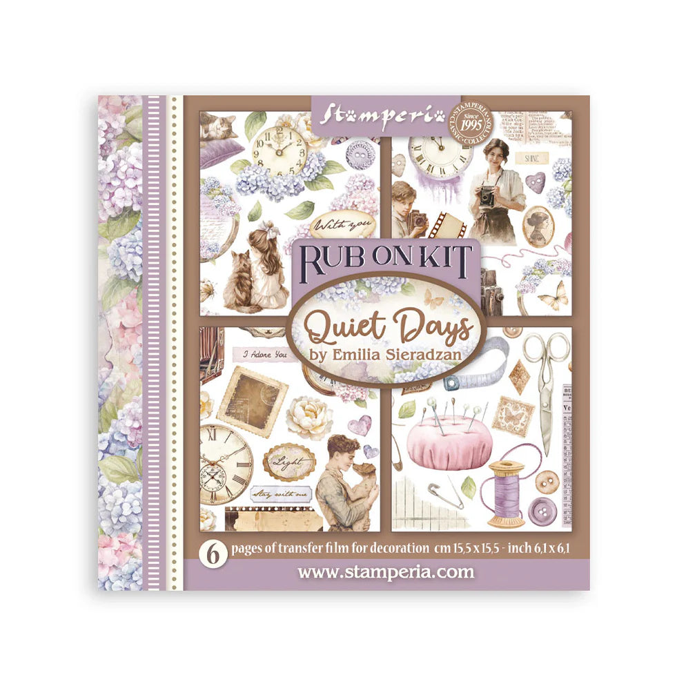 Stamperia Rub-On Kit - Quiet Days